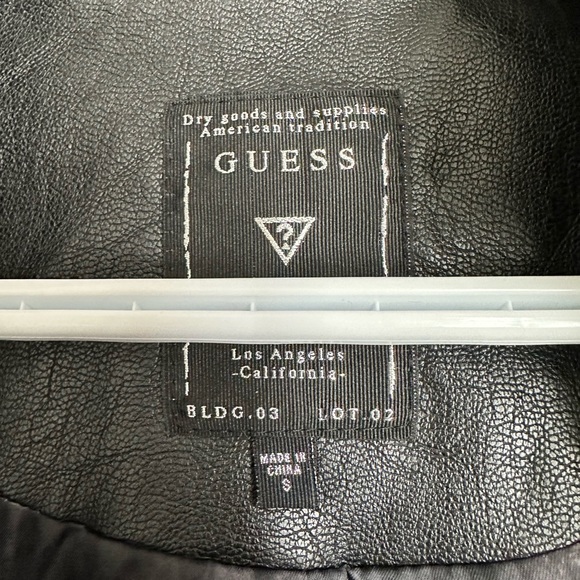 Guess Women’s Faux Leather Jacket - Black - Size S - Picture 6 of 14